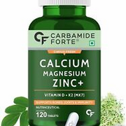Carbamide Forte Calcium 1200mg with Magnesium, Zinc, Vitamin D,K2 & B12, 120 tab