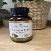 Purslane Herb Extract Capsules 10:1 120 Capsules Cardiovascular Immune Exp 09/24