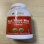 Red Yeast Rice 1200mg with CoQ10 & Flush Free Niacin 120 Vegetarian Caps 08/26