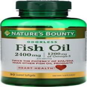 Nature’S Bounty Fish Oil, 2400Mg, 1200Mg of Omega-3, 90 Coated Softgels