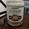 Organic Simple Vegan Protein Powder, Chocolate - 20G Plant Based Protein, Made w