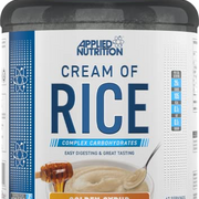 Applied Nutrition Cream of Rice - High Carbohydrate Cream of Rice Supplement, Source of Energy for Breakfast & Snacks, Easy to Digest, Low Sugar, Low Fat, Vegan, 2kg (Golden Syrup)