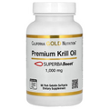 California Gold Nutrition, Premium Krill Oil with SUPERBABoost, 1,000 mg, 60 Fish Gelatin Softgels