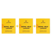 API Royale Royal Jelly Capsules - Superfood Supplement for Immunity Boost and Skin Health - 60 Vegetarian Capsules (Pack of 3)