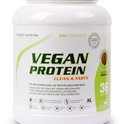 SRS Fit&Health - Vegan Protein | 100% vegan | sehr geringer Östrogenanteil | leckerer Geschmack, tolle Konsistenz | deutsche Premiumqualität (Vanille-Karamell, 900 g)