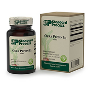 Standard Process - Okra Pepsin E3 - Intestinal Function Support Supplement, Okra, Buckwheat, Gluten Free - 150 Capsules