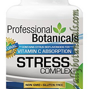 Professional Botanicals Stress Complex, Stress, Energy and Mood Support - 60 Vegetarian Capsules