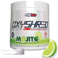 EHPlabs OxyShred Non Stimulant Pre Workout Powder - Stim Free Pre Workout, Caffeine Free Preworkout for Men & Women - Non Stim Preworkout - Sugar Free Energy Powder - Mojito, 60 Servings