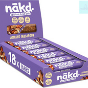 Nakd Almond Macaroon Natural Fruit & Nut Bars - Vegan - Gluten Free - Healthy 35