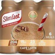 SlimFast Ready To Drink Shake, Tasty, Balanced Shake with 15g protein,Cafe Latte