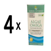 (240 g, 466,03 EUR/1Kg) 4 x (Nordic Naturals Algae Omega, 715mg Omega 3 - 60 so