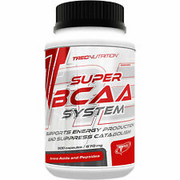 TREC SUPER BCAA SYSTEM - Aminosäuren + Taurin + Vitamin B6 - für Muskelwachstum