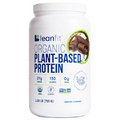 LeanFit, Organic Plant-Based Protein, Natural Chocolate, 21g Protein, 18 Servings, 1.58 Pound (715g) Tub, Low Calorie, Soy-Free, Gluten-Free, Lactose Free, Sugar-Free, Non-GMO