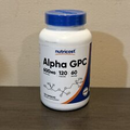 Nutricost Alpha GPC 600mg Per Serving, 120 Vegetarian Capsules - Non-GMO 07/26