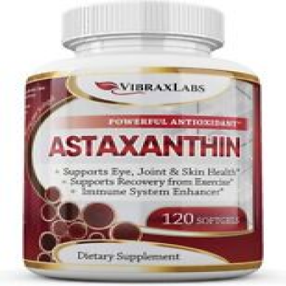 Astaxanthin 10mg Supplement / Best Pure Antioxidant from Microalgae, Helps...