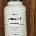 Amen Omega-3, EPA DHA Fatty Acids Fish Oil Capsules,  45-Day Supply