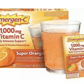 30 Packet Emergen-C Daily IMMUNE Support SUPER ORANGE 1,000 mg Vitamin C ZINC B