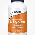 NOW Foods L-lysine Tablets (1000mg) - 250 Count EXP 06/2028