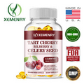 Tart Cherry Bilberry & Celery 12000mg - Muscle Recovery, Uric Acid Cleanse
