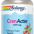 SOLARAY Cranactin Cranberry AF Extract Capsules, 400 Mg, 180 Count (120 CT)