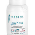 Biogena Copper 2 mg energized - 60 Capsules - 12/24 Expiration!