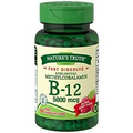 Nature's Truth Sublingual Methylcobalamin B-12 Fast Dissolve Tablets 60 Count