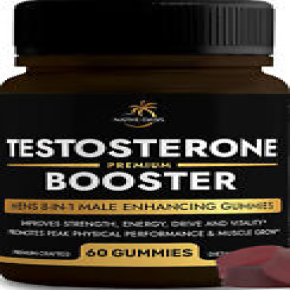 Testosterone Booster Gummies Superior 8-in-1 Complex Maca, Ashwagandha 60 count