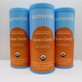 2-Pack Sunwink Cacao Clarity Vegan Superfood Mix Exp 7/25 # 8099