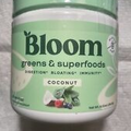 BLOOM Greens And Super foods Coconut 6.51 oz Exp 04/25