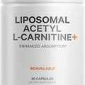 Codeage Liposomal Acetyl-L-Carnitine 500mg Supplement, 3-Month Supply -...
