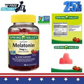 Spring Valley Non GMO Melatonin Dietary Supplement Gummies, Strawberry, 180 Ct