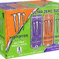 (12 Cans) Monster Ultra VP, Ultra Sunrise, Ultra Violet, Ultra Paradise