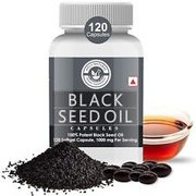 Black Seed Oil Capsules 1000mg Support Healthy Blood Sugar,Immune Health 120Caps