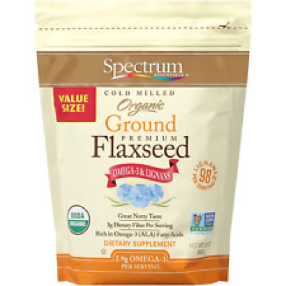 Spectrum Essentials Organic Ground Premium Flaxseed, 24 Oz