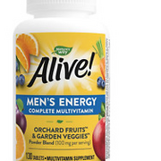 Nature's Way Alive! Men's Complete Daily Multivitamin, Energy Metabolism Muscle