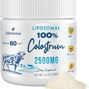 Liposomal Bovine Colostrum Powder Supplement 2500 mg - 5.3 Ounce (Pack of 1)