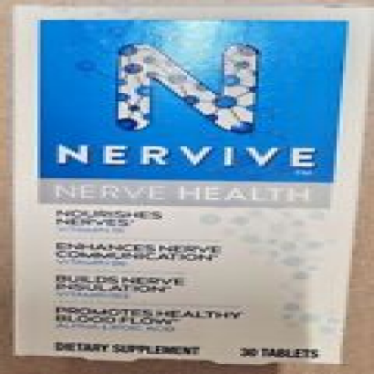Nervive Nerve Health Supplement Nourishes Nerves Vitamin 30 Tabs Exp: 09/2024^