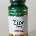 Nature's Bounty Zinc 50 mg Caplets 100 each Expiration 12/24
