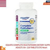 EQUATE COMPLETE MULTIVITAMIN DIETARY SUPPLEMENT ADULTS 50+ 220 TABLETS EYE Heart