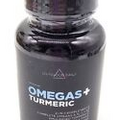 Omega 3 6 7 9 Plus Turmeric Curcumin Essential Fatty Acids Omega 60 Cap Exp 5/25