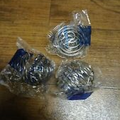 Three Whisk Blender Silver Wire Protein Mixing Mixer Ball fr Shaker Drink Bottle