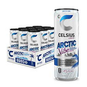 Sparkling Arctic Vibe, Functional Essential Energy Drink 12 fl oz Can，Pack of 12