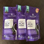 Navitas Acai Powder - Organic - Freeze Dried - 4oz (3 Pack)