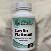 Peak Pure & Natural Peak Cardio Platinum USA Exp 09/25