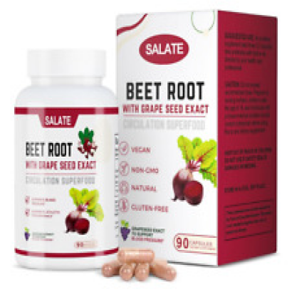 Salate Beet Root Capsules Plus with Grape Seed Extract- Nitric Oxide Production