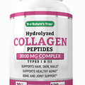 Collagen Peptides Powder Pills 3000MG Hair, Skin, Nails, Wrinkles 120 Capsules