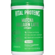 Vital Proteins, Matcha Collagen Latte Vanilla, 9.3 Oz Exp 09/22