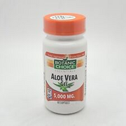 Botanic Choice Aloe Vera Gel 5,000mg Soothes Digestive Tract 60 Softgels NEW