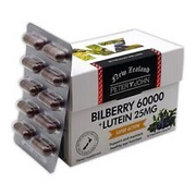 PETER & JOHN NEW ZEALAND Bilberry 60000 + Lutein 25mg 60 capsules